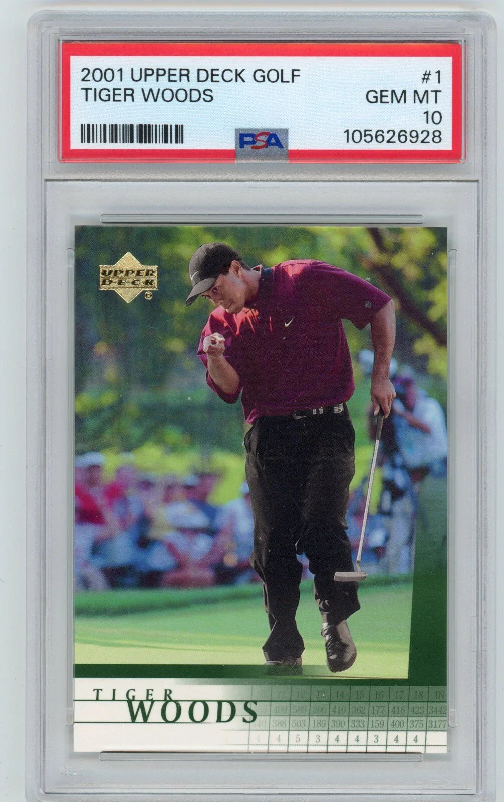 Green Jacket Gravity: Why the 2001 Upper Deck Tiger Woods rookie keeps pulling collectors back