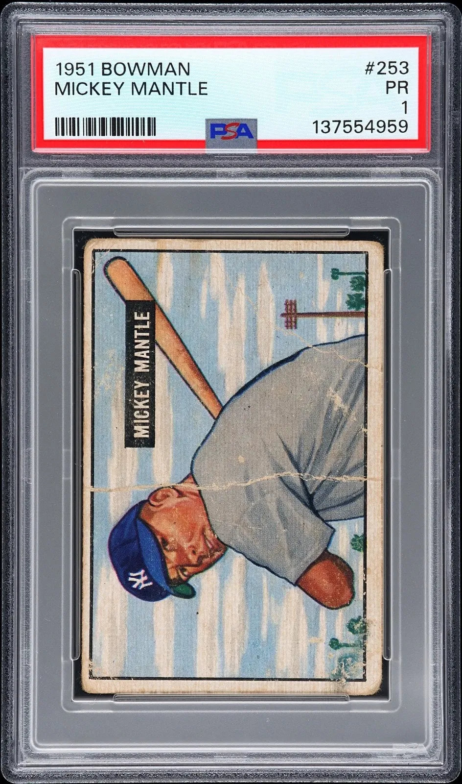 1951 Bowman Mickey Mantle Rookie Card Prices and Recent Sales