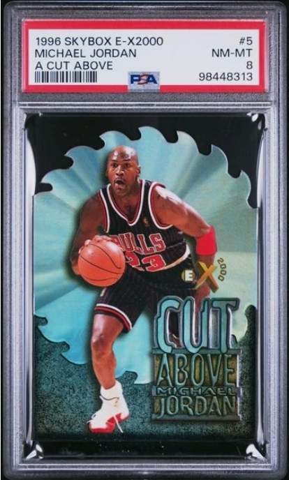 1996-97 E-X2000 A Cut Above Michael Jordan #5