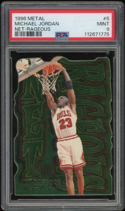 1996-97 Metal Net-Rageous Michael Jordan #5