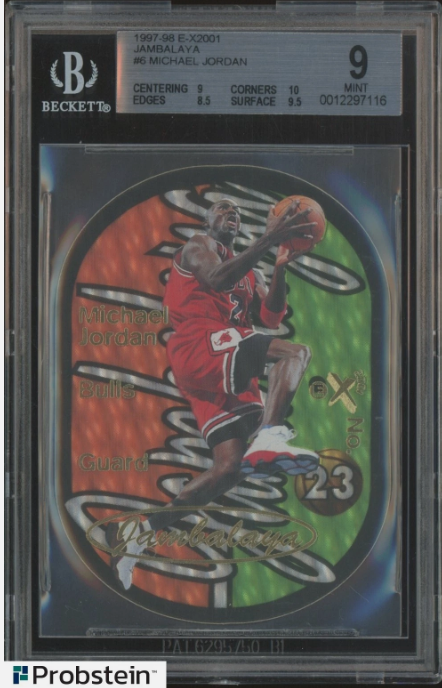 1997-98 E-X2001 Jambalaya Michael Jordan #6