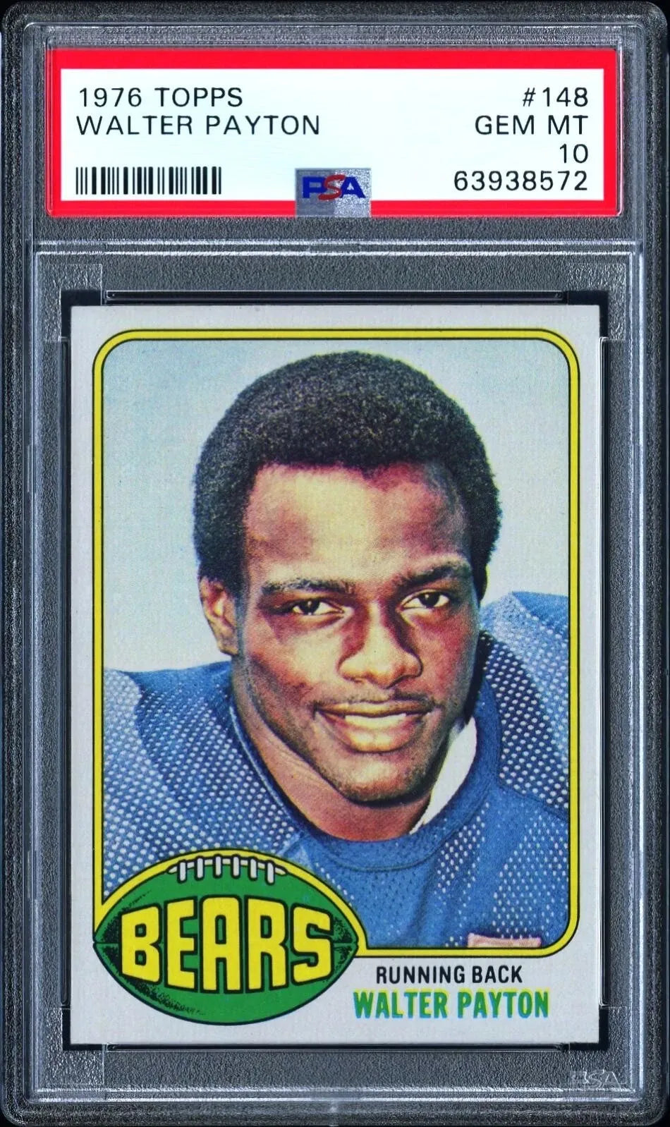 1976 Topps Walter Payton Rookie Card PSA 10 Sells for $85,000