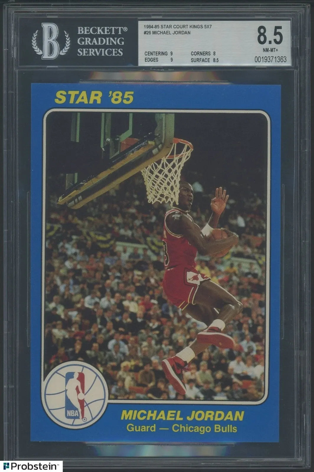 1985 Star Michael Jordan 2nd Year Card Sales Tracker and Market Prices