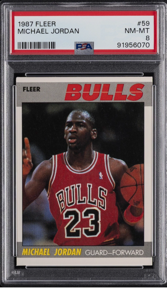 A second-year icon that still moves markets: 1987-88 Fleer Michael Jordan #59