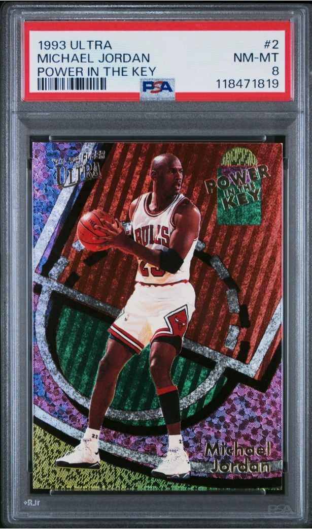 1993 Ultra Michael Jordan Power in the Key, why this 90s insert