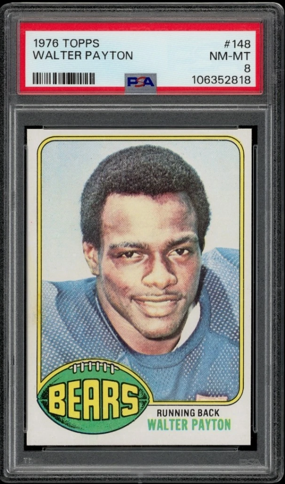 1976 Topps Walter Payton rookie card guide and market snapshot